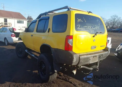 2000 Nissan Xterra Se/Xe z USA, uszkodzony, nr VIN 5N1ED28Y2YC573360